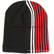 Alta calidad de promoción de gorrita tejida de sombrero personalizado logo diseño beanie